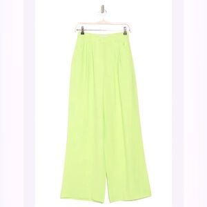 WEWOREWHAT  high rise pleated pant, wide leg, new